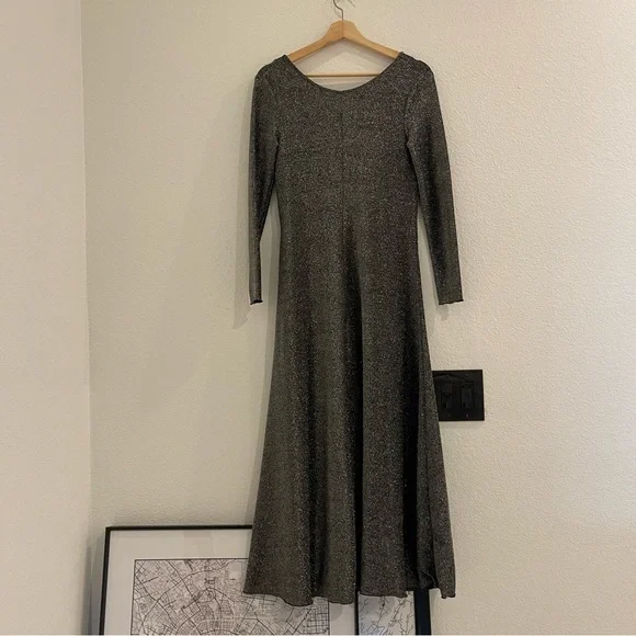 black midi dress sweetheart neckline Ruby